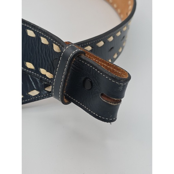 TONY LAMA - ACCESSORIES NAVY BELT MEN - 18516 size 30 - Picture 6 of 7
